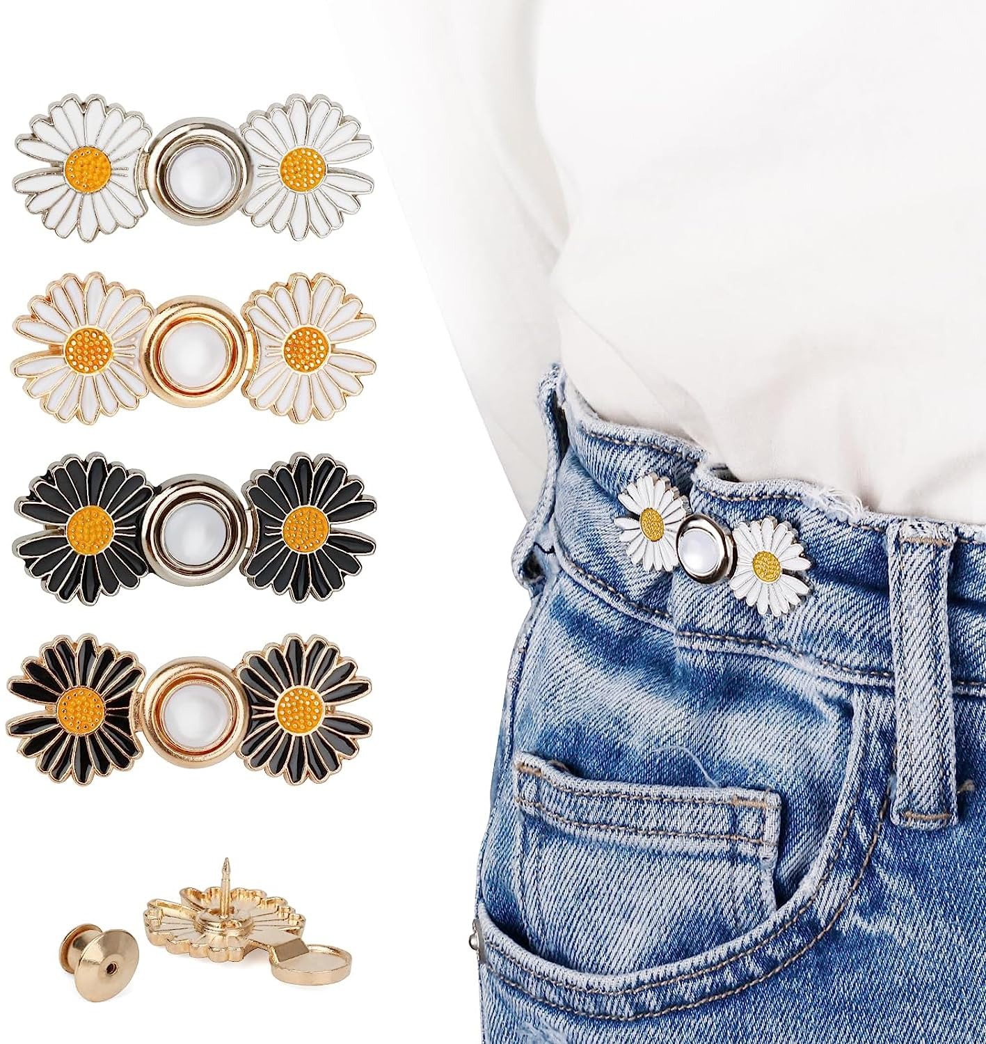 Adjustable Jeans Button